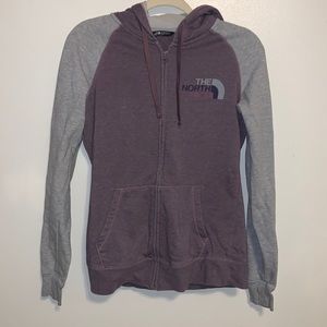 The North Face hooded zip up jacket